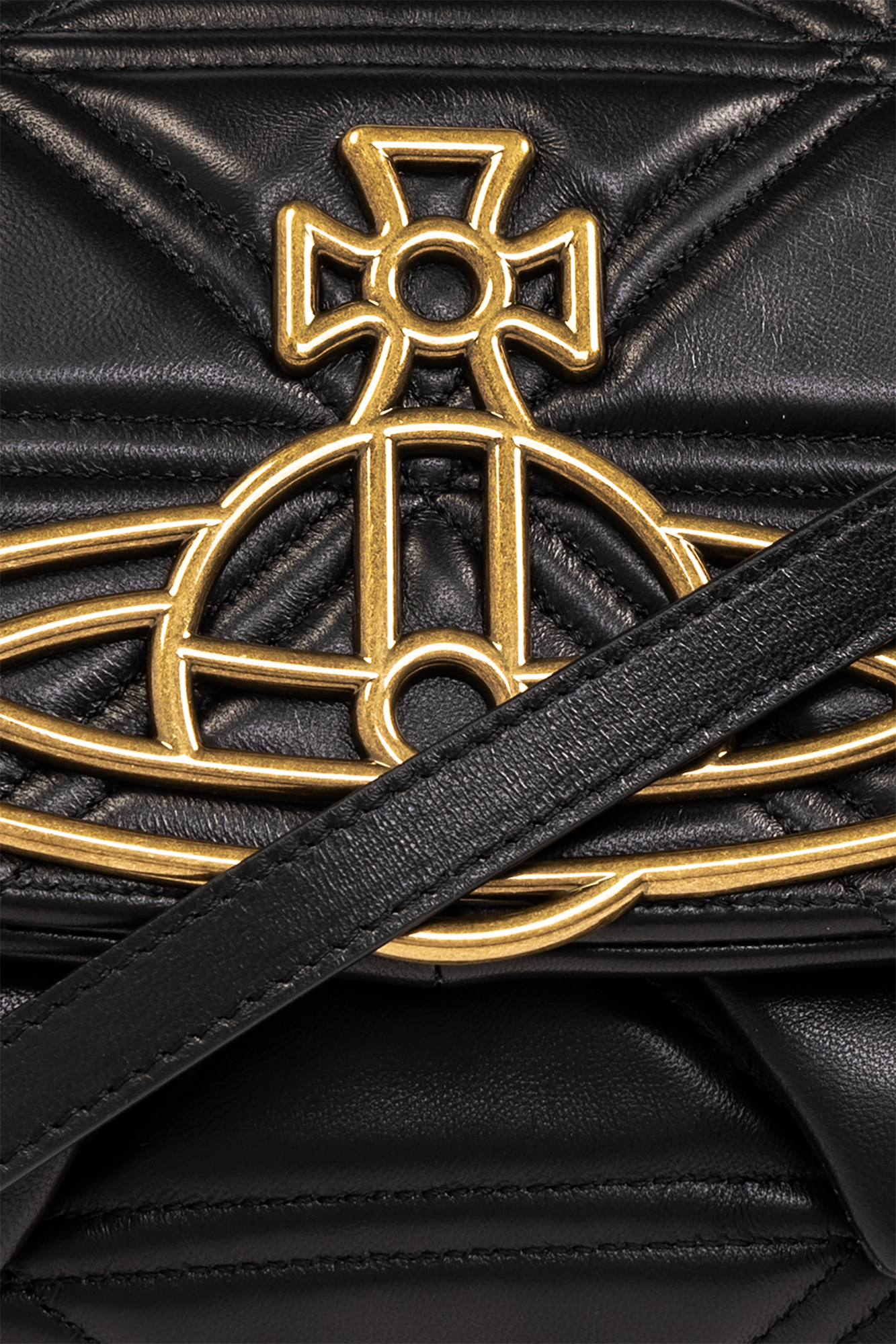 Black 'Sibyl' shoulder bag Vivienne Westwood - Binder Nylon
